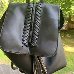 Black Backpack Purse